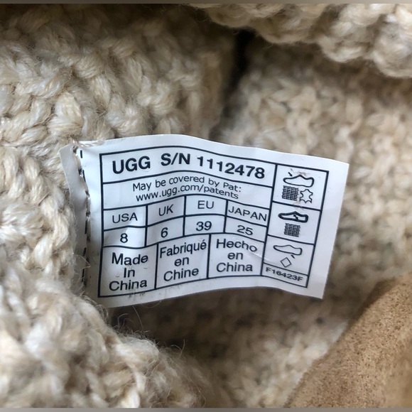 NWOB - Ugg Classic Solene Tall Knit Boots Size 8 - Picture 7 of 7